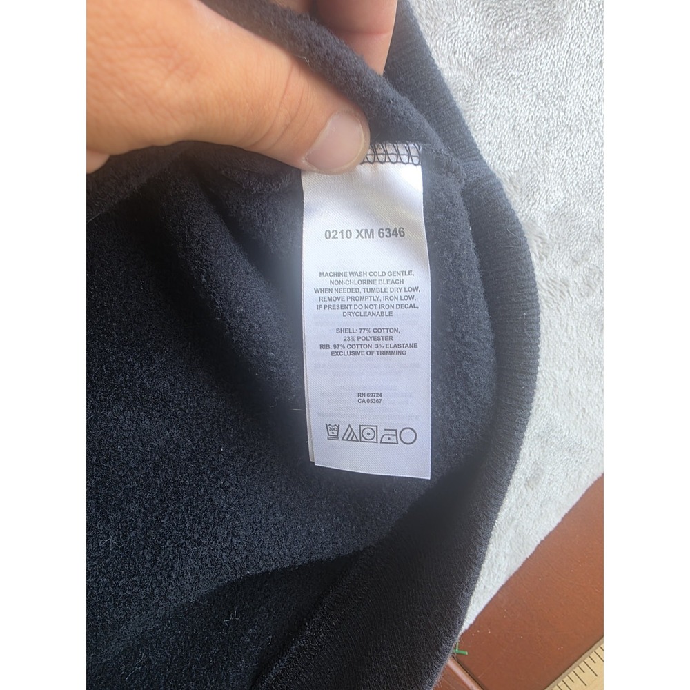 Columbia Men's Hoodie XL Black Pullover Sweatshirt Fleece Pocket Outdoor - Picture 5 of 7